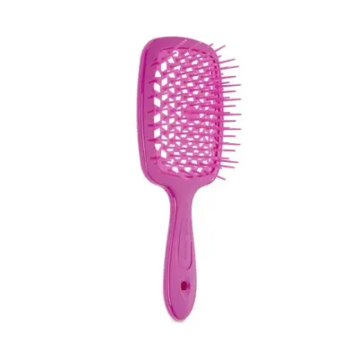 Расческа для волос - малиновая JANEKE SUPERBRUSH Rosa Fluorescente