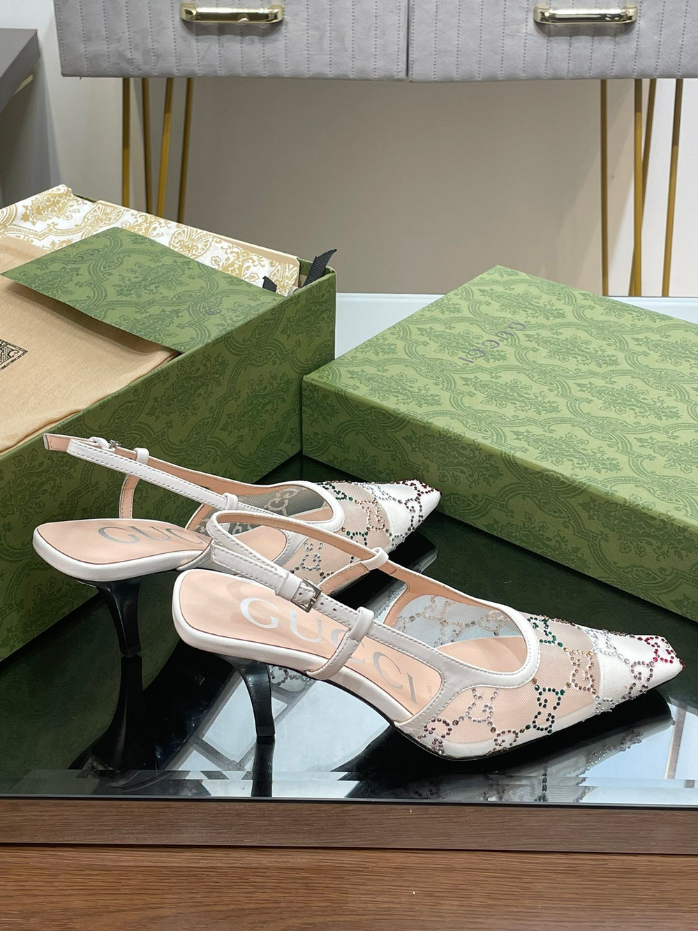 Gucci GG Slingback Pump 7.5 cm