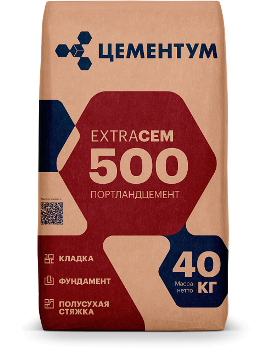 Цемент ExtraCEM 500 ЦЕМЕНТУМ 40 кг