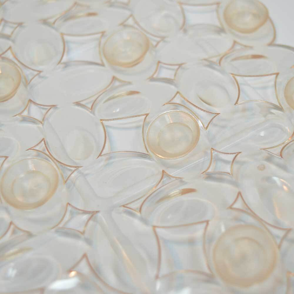 Коврик 67*38см "Мозайка" противоскользящий, прозрачный