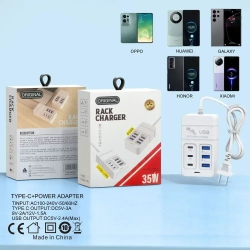 Удлинитель сетевой, с 3 USB + 3 PD розетки