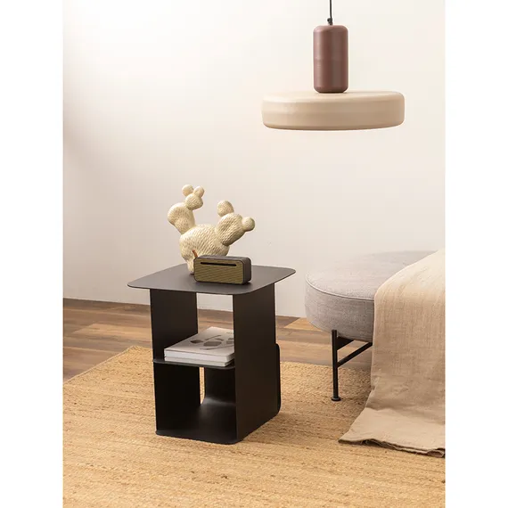 Светильник потолочный Juko, Ø43х31 см, сливовый/бежевый