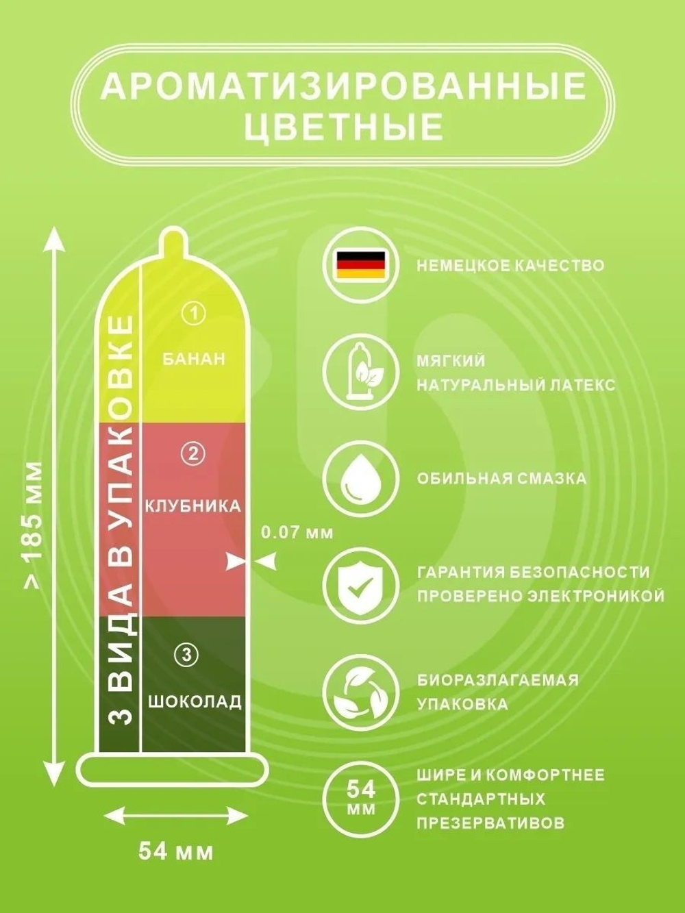 Презервативы ON mix (12+3 шт)  ультратонкие, с точками, цветные