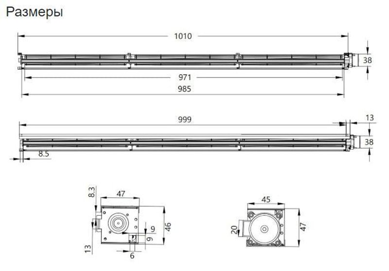 Вентилятор тангенциальный ES-EE03099R24-V1