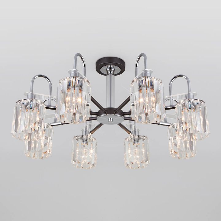 Потолочная люстра Eurosvet Tenia 70090/8 графит