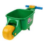 Тачка пластиковая детская с пищалкой, цвет в ассортименте, 57x22 см