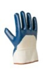 Хлопковая подкладка из джерси, манжет безопасности, нитриловое покрытие 3/4