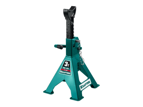 Подставка страховочная усиленная со штифтом 3т высота подъема 280-430мм KRAFTOOL S-PIN
