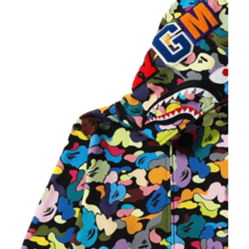 A Bathing Ape Multi Camo Wide Fit Pullover Худи