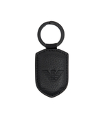 Кожаный кардхолдер + брелок Emporio Armani - черный(Y4R264 Y142V)