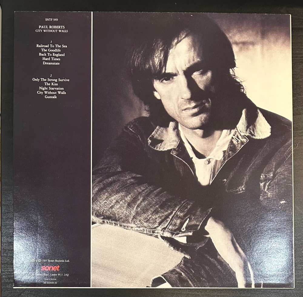 Paul Roberts - City Without Walls (Голландия 1985г.)
