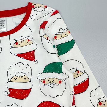 Пижама хлопковая "Добрый Дед Мороз" на сахаре