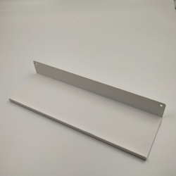 Полка MetaDec Plain настенная прямая, 30х10см белая, 1шт
