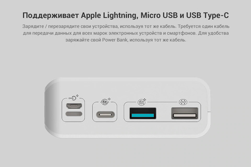 Romoss Sense 8+/30000мАч/18 Вт Fast Charge