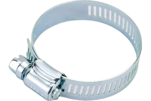 Хомуты Зубр ЭКСПЕРТ оцинкованные, просечная лента 12 мм, 32-51 мм, 4 шт. 37805-032-51-4