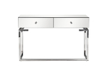 Консоль Garda Decor зеркальная с двумя ящиками 120*35*77 см