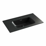 Тумба с раковиной Sancos CODE CD80GP/CN7005MB 80 серая платина