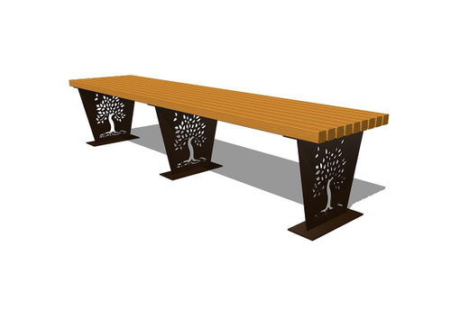 Скамья с фигурной резкой Флоренция