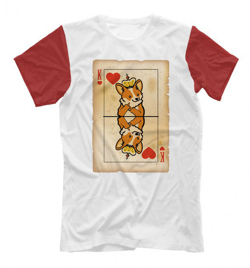 Футболка "Корги - король"