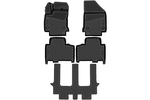 Коврики в салон для GEELY Okavango 2020-, Внедорожник 5 дв., 5шт. (полиуретан) ELEMENT3DA70258210K