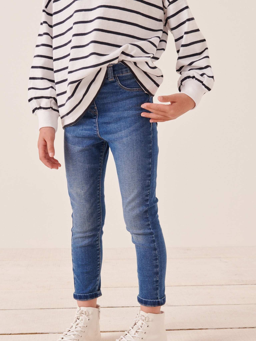 Джегинсы для девочки Next 815-020, Синий