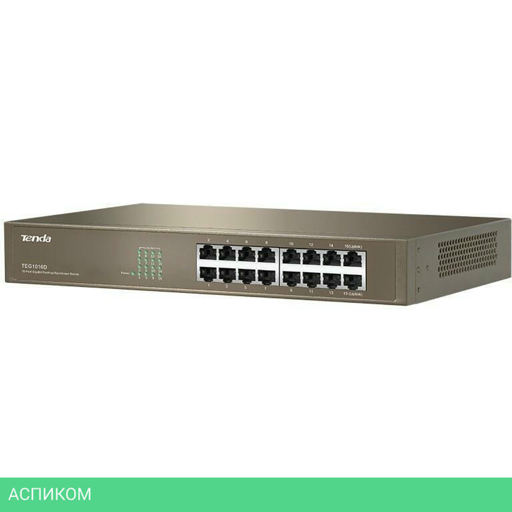 Коммутатор Tenda TEG1016D