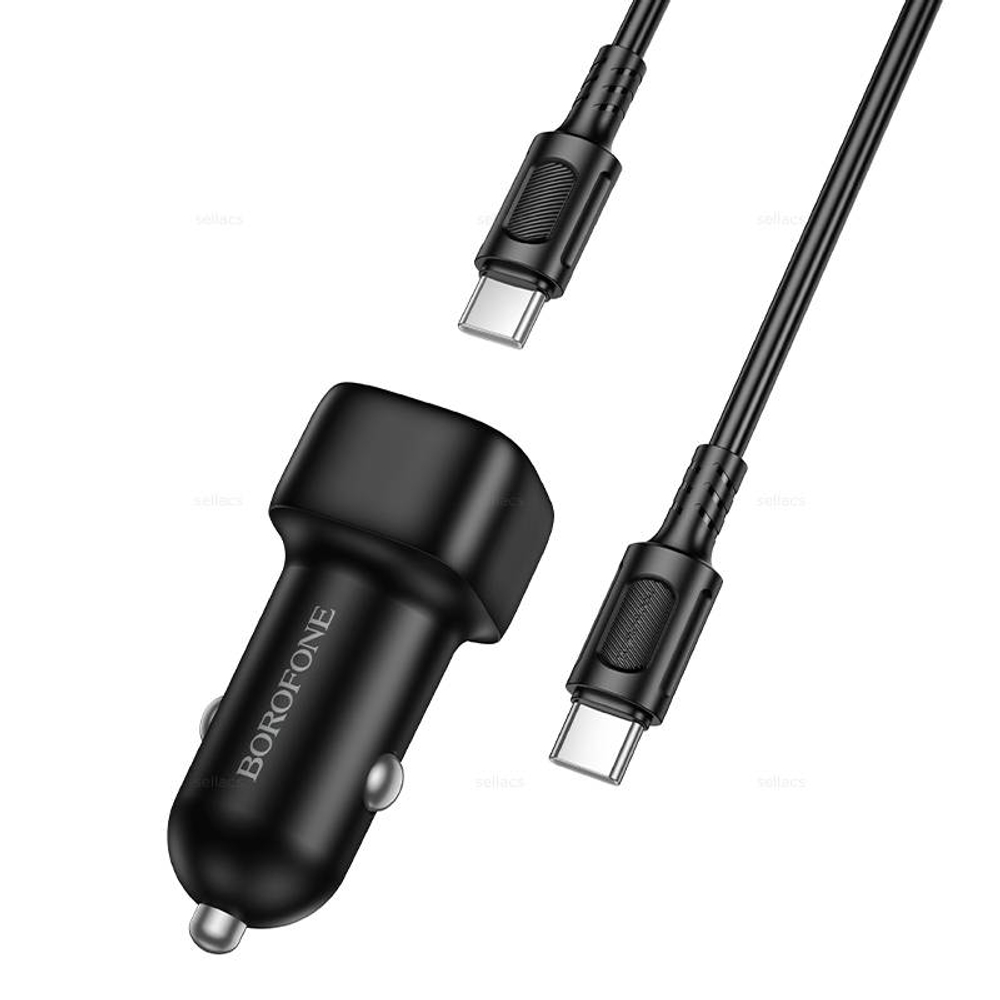 Автомобильное зарядное устройство для Type-C Borofone BZ34A PD20W QC3.0 (black)