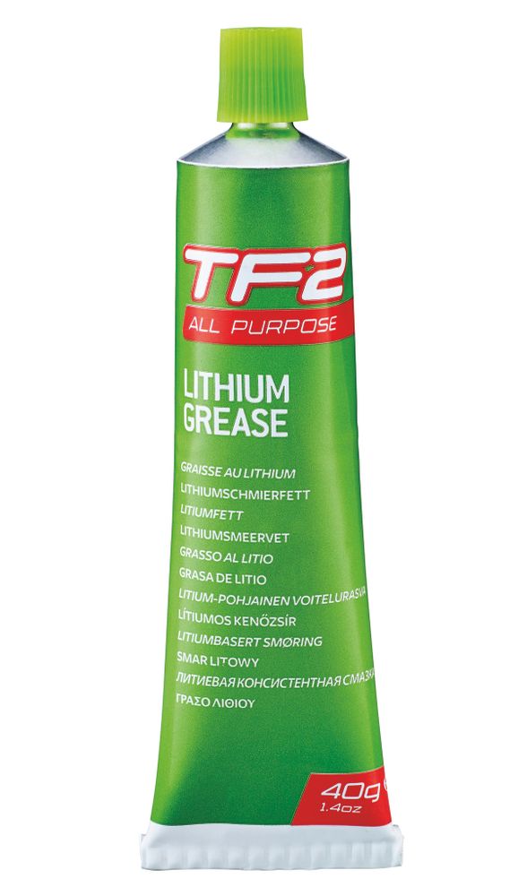 Смазка литиевая TF2 LITHIUM GREASE густая для всех типов подшипников 40г (10) WELDTITE (Англия)