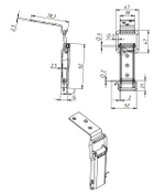 ЗАМОК МЕТАЛЛИСТ 1-1 ЦИНК