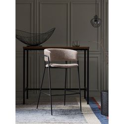 Стул барный Helning, мягкий шенилл, капучино