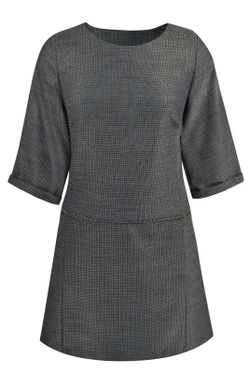 Платье-туника 1054Ла, Сине-черн #297СЧе211054Ла