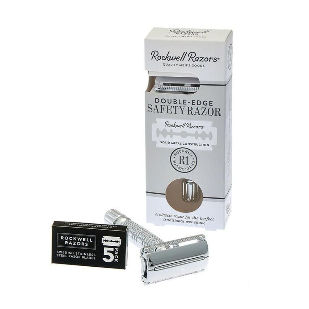 Т-образная бритва Rockwell R1, хром (RR-R1-WC)