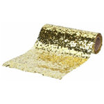 767610300 Ткань-лента для декора золото (рул.250см)