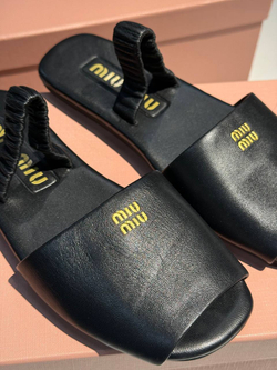 Шлепанцы MIU MIU
