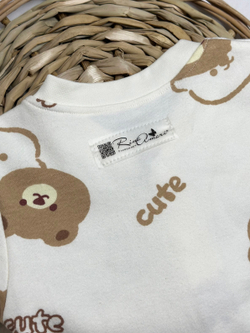 Комбинезон на кнопках Контурные Мишки