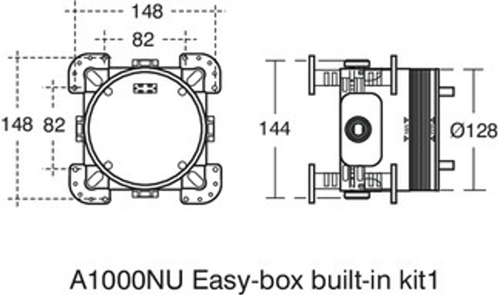 EASY-BOX Встраиваемый универсальный комплект