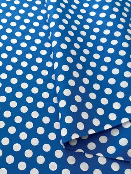 Ткань бязь плательная, рис. "Горох 18 мм", ширина 150 см, арт. 18.3