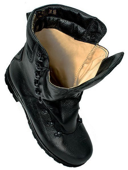 Ботинки армейские с настрочным клапаном