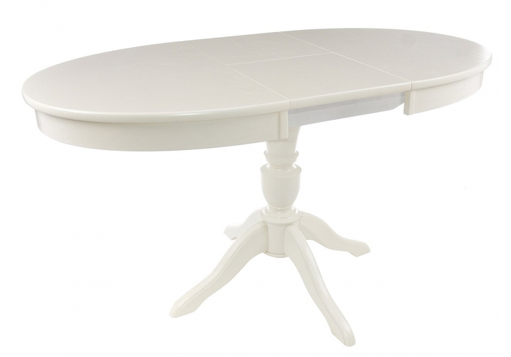 Стол деревянный Woodville Arno молочный без патины