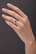 Кольцо Crystal Round с раухтопазом