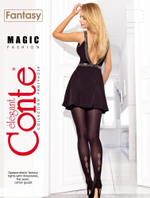 CONTE MAGIC Колготки женские со стразами и рисунком "капельки"