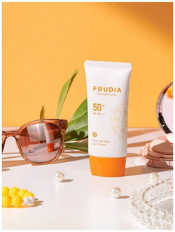 Frudia Солнцезащитный матирующий крем-основа Frudia Tone-Up Base Sun Cream SPF 50+ PA+++ 50 гр.