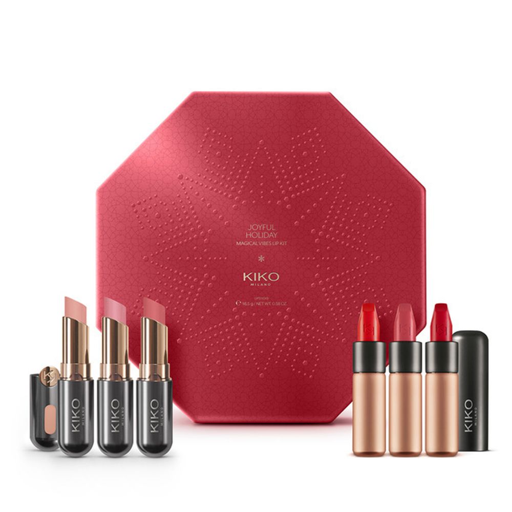 Набор помад для губ KIKO Milano Joyful Holiday Magical Vibes Lip Kit