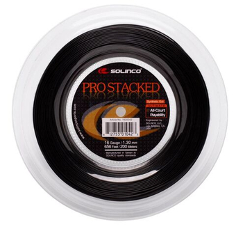 Теннисные струны Solinco Pro Stacked (200 m) - black