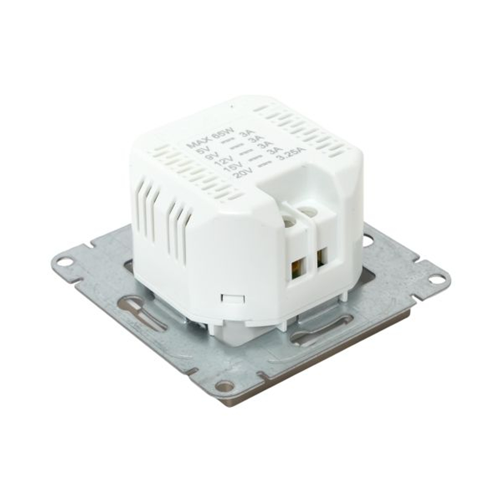 Механизм розетки USB-С, быстрая, шампань Эпика EKF