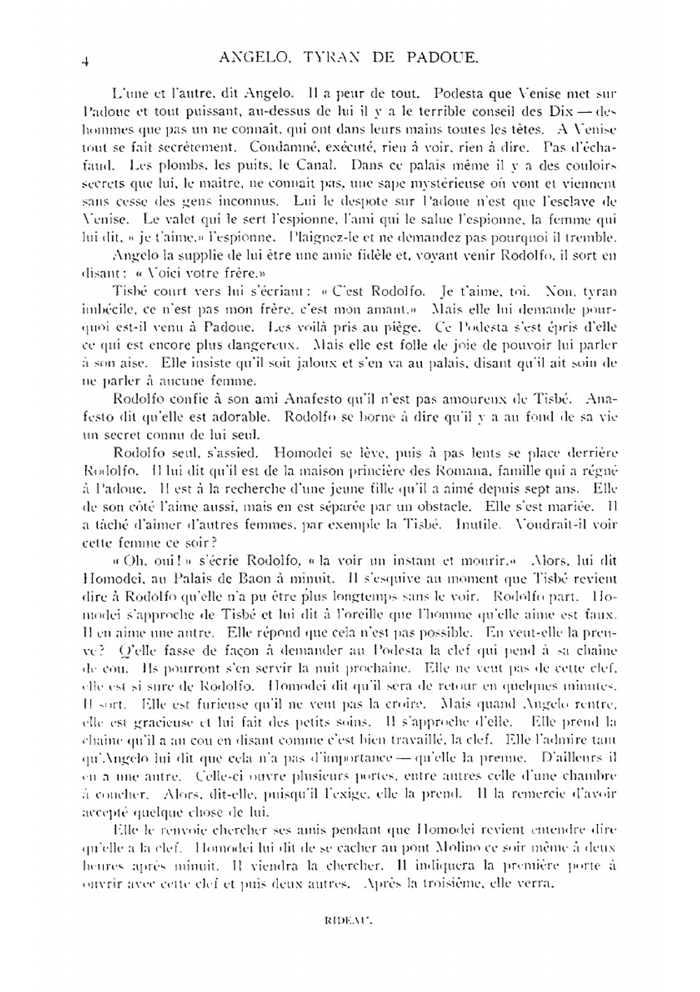 Angelo, tyrant of Padua. drama in five acts | Victor Hugo