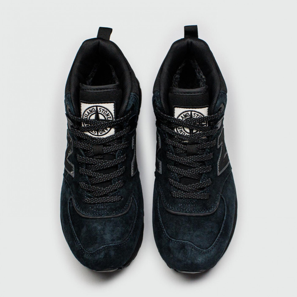 кроссовки New Balance 574 Mid Navy / Black Wmns Winter