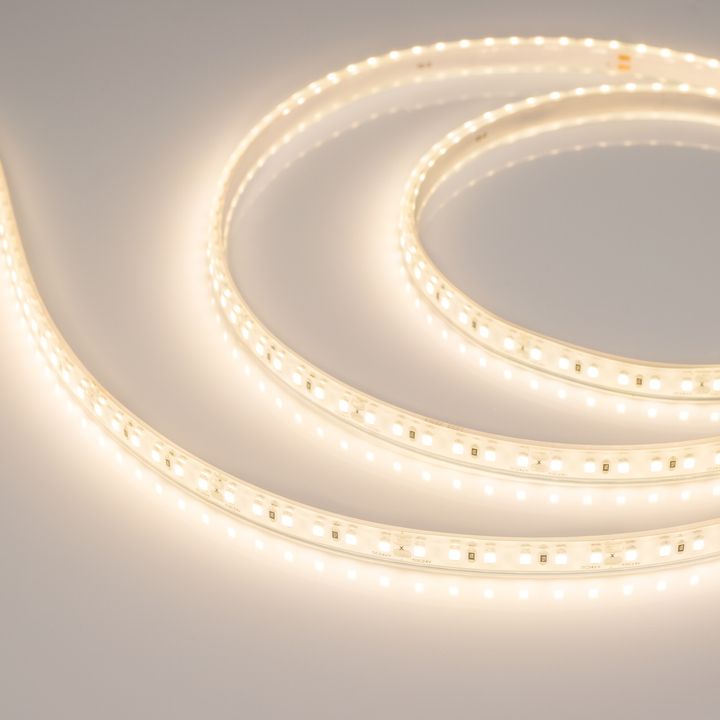 Светодиодная влагозащищенная лента Arlight 16,8W/m 120LED/m 2835SMD теплый белый 5M 029043(3)