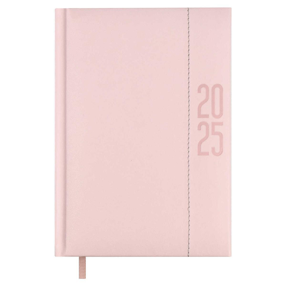Ежедневник датированный А5 176л 2025г розовый кожзам "ESCALADA. ИЛОН МАСК" (Феникс+)
