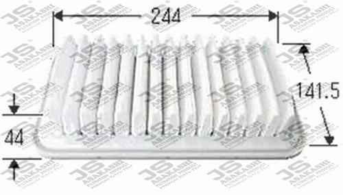 Фильтр воздушный  JS  Asakashi  A-740J